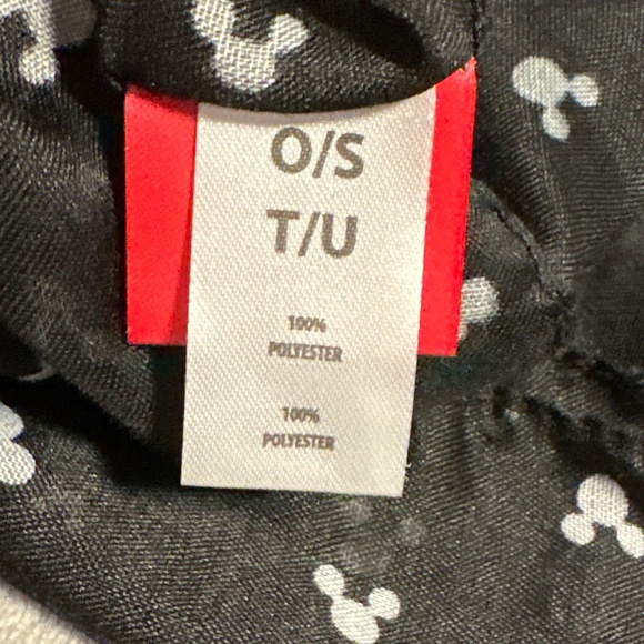 Disney Mickey Mouse Head Infinity Scarf Black White Sheer Light Disneybound - Picture 5 of 9